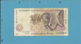 South Africa - 20 RAND - ( 1993 ) - Pick 124.a - Sign. 7 - Watermark: Elephant Head - 2 Scans - Afrique Du Sud