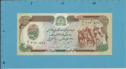 Afghanistan - 500 Afghanis - SH 1369 ( 1990 ) - P 60 B - UNC. - 2 Scans - Afghanistan