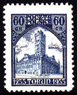 POLAND 1933 Torun Fi 258 Mint Hinged - Ungebraucht