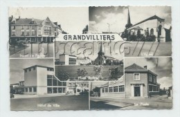 Grandvilliers (60)  : 5 Vues Dont La Poste En 1962  PF. - Grandvilliers
