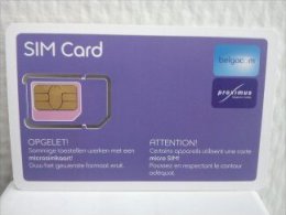 Gsm Simcard Proxiumus (Mint,New)2 Photo's  Validity Date 31/12/2014 Rare - GSM-Kaarten, Herlaadbaar & Voorafbetaald