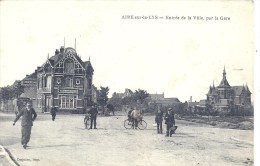 NORD PAS DE CALAIS - 62 - PAS DE CALAIS - AIRE SUR LA LYS - Entrée De La Ville Par La Gare - Aire Sur La Lys