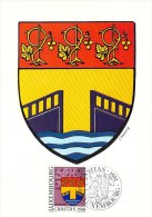 LUXEMBOURG  CARTE  MAXIMUM      NUM-YVERT 994 BLASON - Tarjetas Máxima