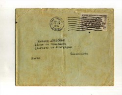 - FRANCE COLONIES . A.O.F. SENEGAL . LETTRE DE 1952 POUR LA METROPOLE . - Lettres & Documents