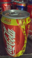 Vietnam Viet Nam Coca Cola Coke Empty Can New Year 2007 - Opened At Bottom - Latas