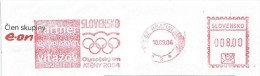 A2 Slovakia 2004.machine Stamp Cut Fragment  Slovak Olympic Team Athens 2004. - Sommer 2004: Athen