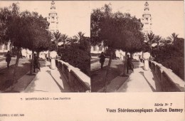 Vues Stéréoscopiques Julien Damoy N°7 MONTE CARLO ( Ombrelle ..)  Série 7 - Stereoscopische Kaarten