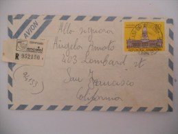 Argentine Lettre Recommande Buenos Aires 1976 Pour San Francisco - Cartas & Documentos