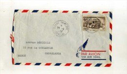 - FRANCE COLONIES . A.O.F. SENEGAL . LETTRE DE 1952 POUR LA METROPOLE . - Briefe U. Dokumente