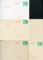 DDR P89-90 4 Postkarten BAUWERKE 4. Ausgabe ** 1990  Kat. 13.50 + € - Postcards - Mint