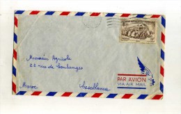 - FRANCE COLONIES . A.O.F. SENEGAL . LETTRE DE 1952 POUR LA METROPOLE . - Covers & Documents