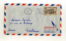 - FRANCE COLONIES . A.O.F. SENEGAL . LETTRE DE 1952 POUR LA METROPOLE . - Lettres & Documents