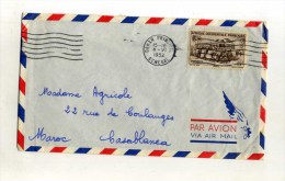 - FRANCE COLONIES . A.O.F. SENEGAL . LETTRE DE 1952 POUR LA METROPOLE . - Lettres & Documents