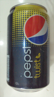 Cambodia Cambodge Pepsi Twist 330ml Empty Can / Opened At Bottom - Cannettes