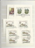 1979 USED Tschechoslowakei, 2 Sets Of Kleinbogen, Gestempeld - Used Stamps