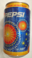 Vietnam Viet Nam Pepsi 330ml Empty Can New Year 2007 / Opened At Bottom - Cannettes