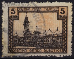 Subotica (Art Nouveau Town House) - City / Local Revenue Stamp - Used - Yugoslavia Serbia Vojvodina - Officials
