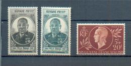 GUY 364 - YT 179 à 181 *  - Charnières Complètes - Unused Stamps