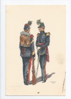 Costumes Militaires Belges   Génie    Capitaine Et Sergent- Major - Uniformes