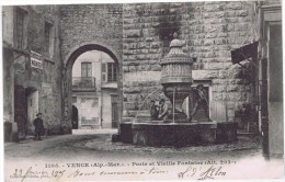 Cpa VENCE Porte Et Vieille Fontaine - Vence