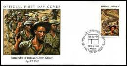 Marshall Islands - FDC - Surrender Of Bataan/Death March                   D4748 - Marshallinseln