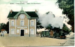 N°38780 -cpa Orléans -gare St Marceau- Tramway- - Strassenbahnen