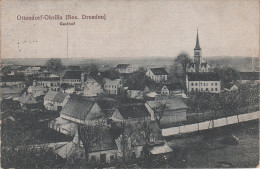 AK Ottendorf Okrilla Gasthof Kirche Bei Hermsdorf Grünberg Medingen Dresden Klotzsche Weixdorf Laussnitz Königsbrück - Volkersdorf