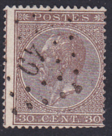 19  Lp. 49  "BOUSSU " - - 1865-1866 Linksprofil