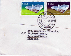 Irlande: 1963 Belle Fdc Voyagée Exposition Internationale De New York Coupure Dans L'axe Horisontal De L'enveloppe' - FDC
