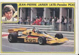 Autocollant Années 70  F1 Jean-pierre Jarier Ats-penske Pc4 Panini - Autosport - F1
