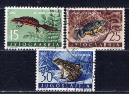 YU+ Jugoslawien 1962 Mi 1007 1009-10 Fauna - Used Stamps