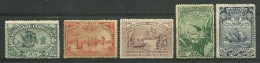 Portugal #148/152 Sea Route To India MH - L3387 - Ungebraucht