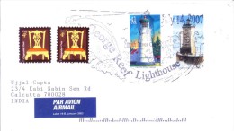 UNITED STATES OF AMERICA - SPECIAL CANCELLATION 2007 - GEORGE REEF LIGHTHOUSE, COMMERCIALLY USED - Altri & Non Classificati