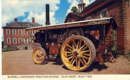 BURRELL SHOWMAN TRACTION ENGINE, "QUO VADIS", BUILT 1922 - 2 Scans - Tracteurs