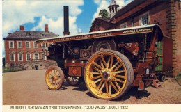 BURRELL SHOWMAN TRACTION ENGINE, "QUO VADIS", BUILT 1922 - 2 Scans - Tractors