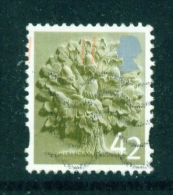 GREAT BRITAIN (ENGLAND) -  2003+  Oak Tree  42p  Used As Scan - Engeland