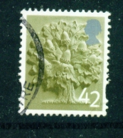 GREAT BRITAIN (ENGLAND) -  2003+  Oak Tree  42p  Used As Scan - England