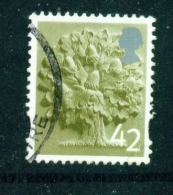 GREAT BRITAIN (ENGLAND) -  2003+  Oak Tree  42p  Used As Scan - Engeland