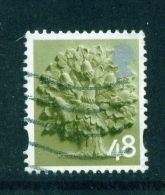 GREAT BRITAIN (ENGLAND) -  2003+  Oak Tree  48p  Used As Scan - England
