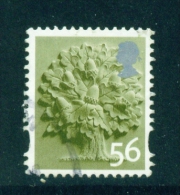 GREAT BRITAIN (ENGLAND) -  2003+  Oak Tree  56p  Used As Scan - England