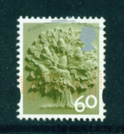 GREAT BRITAIN (ENGLAND) -  2003+  Oak Tree  60p  Used As Scan - England