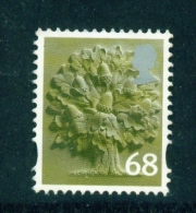GREAT BRITAIN (ENGLAND) -  2003+  Oak Tree  68p  Used As Scan - England