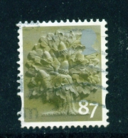 GREAT BRITAIN (ENGLAND) -  2003+  Oak Tree  87p  Used As Scan - Engeland