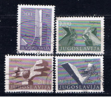 YU+ Jugoslawien 1974 Mi 1542-45 Denkmäler - Used Stamps