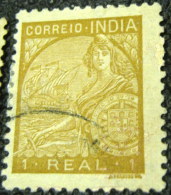 Portuguese India 1933 Portugal And Saint Gabriel 1r - Used - Portuguese India