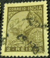 Portuguese India 1933 Portugal And Saint Gabriel 2r - Used - Inde Portugaise