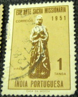 Portuguese India 1953 Exhibition Of Sacred Missionary Art 1t - Used - Portuguese India