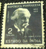 Portuguese India 1954 The 100th Anniversary Of The Birth Of Caetano Gama Pinto 2t - Used - Inde Portugaise