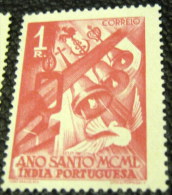 Portuguese India 1951 Holy Year 1r - Mint - Unused Stamps