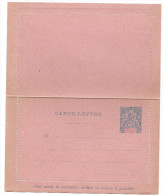 DAHOMEY - ENTIER POSTAL 25c - CARTE LETTRE - NEUF - Covers & Documents